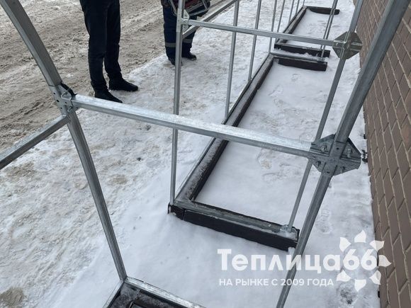 Теплица Рада Астра Премиум, оцинкованный профиль 20х30, покрытие из поликарбоната, шириной 3 метра (шаг 1 м)